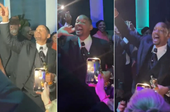 Will Smith bromeó y se fue de fiesta tras golpear a Chris Rock y ganar el Óscar a Mejor Actor