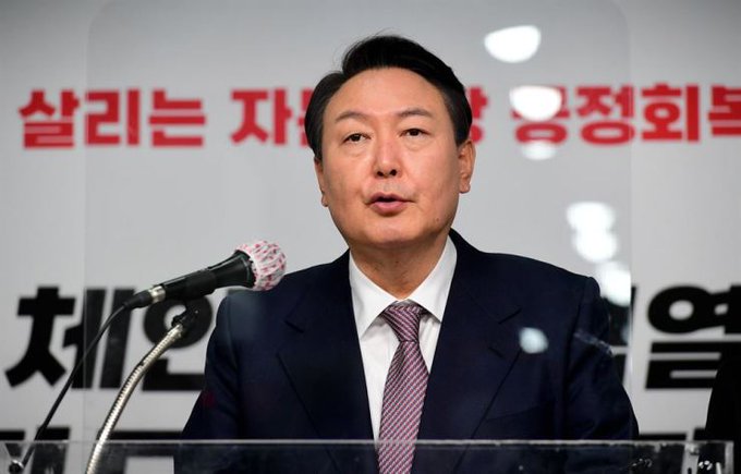 Opositor conservador Yoon Suk-yeol, elegido presidente de Corea del Sur