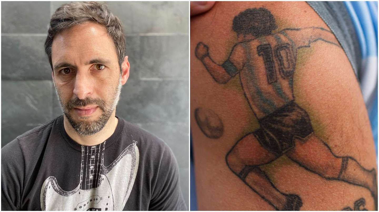 “Nos rescató la mano de Dios”: Un periodista chileno fue detenido en Ucrania y lo liberaron por un tatuaje de Maradona