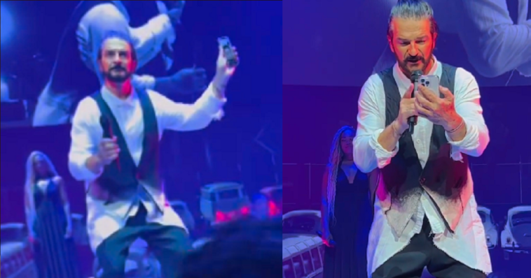 Llamó a su mamá en pleno concierto de Ricardo Arjona y nunca esperó que el cantante hiciera ESTO (VIDEO)