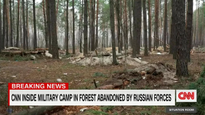 FOTOS: El campamento militar abandonado por los rusos que expone los horrores de la invasión