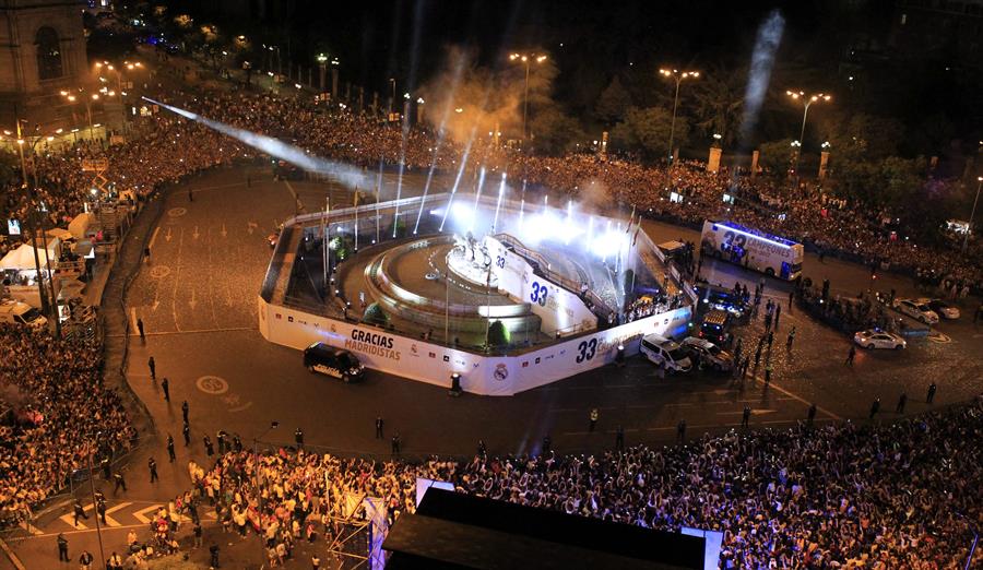 La ciudad de Madrid se prepara para la posible celebración del titulo de LaLiga del Real