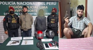 PNB fue capturado in fraganti en Perú mientras cometía un robo armado