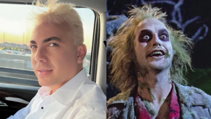 Usuarios de TikTok le dieron hasta con el tobo a Gustavo Elis por comparar  a Cristian Castro con “Beetlejuice”