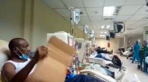 VIDEO: Pacientes en sala de diálisis se descompasaron ante falta de ventilación en hospital de Valencia