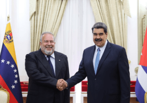 Maduro rindió memoria y cuenta ante el primer ministro del régimen cubano