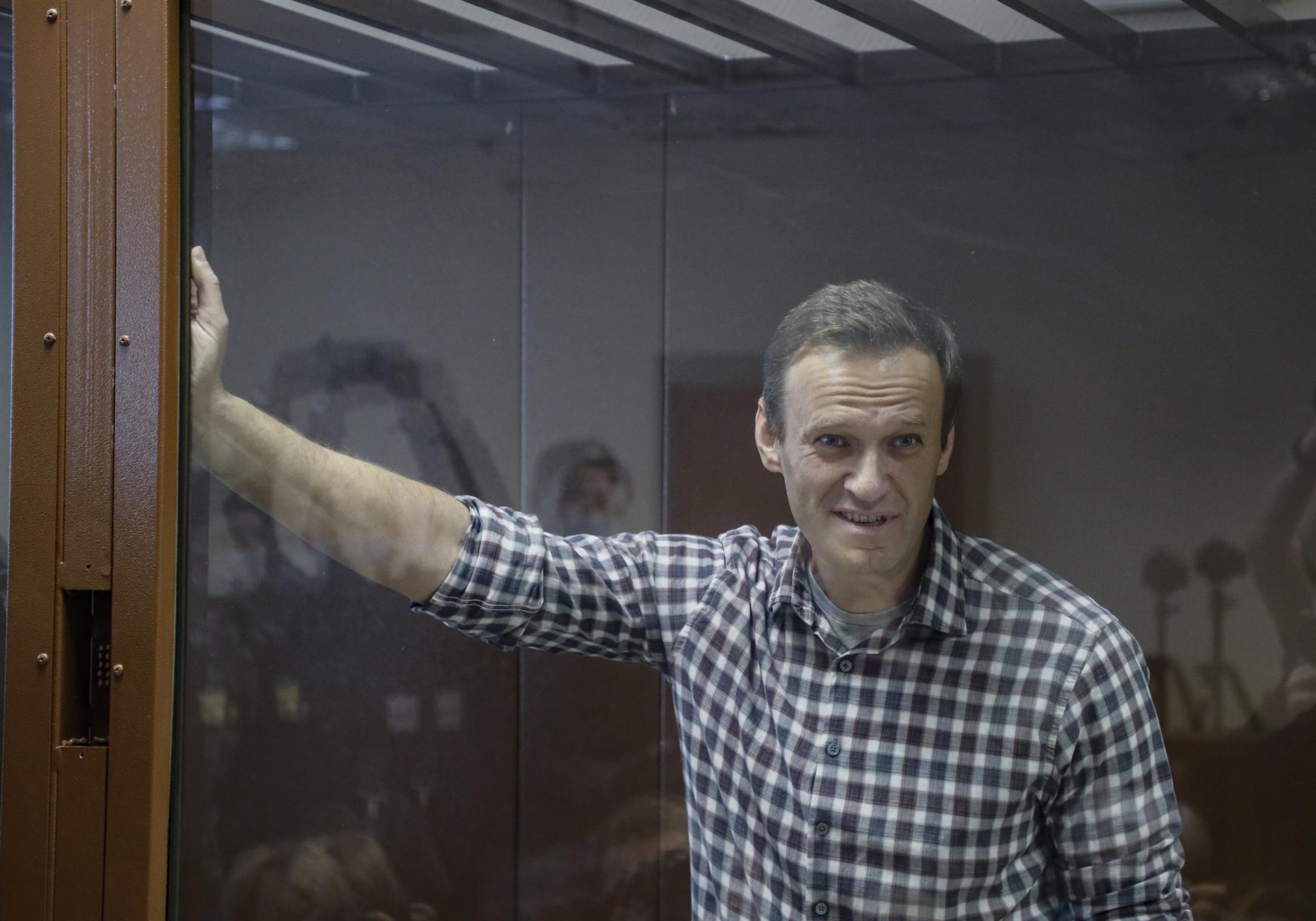 Trasladan a Navalny a una prisión de alta seguridad tras nueva condena
