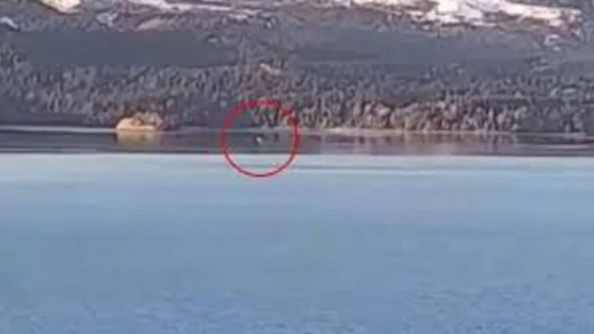 Pánico en Argentina: Captaron una figura extraña sobre el lago de Bariloche (VIDEO)