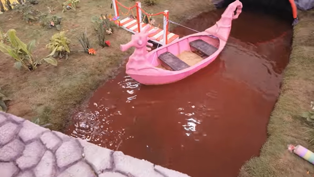 La impresionante recreación de un youtuber de “La fábrica de chocolate de Willy Wonka” (VIDEO)