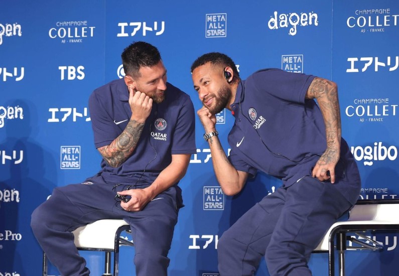 VIRAL: Messi y Neymar protagonizaron el momento más gracioso de la gira del PSG por Japón (VIDEO)