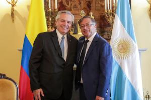 Alberto Fernández invitó a Petro a una visita oficial a Argentina en los próximos meses (FOTOS)