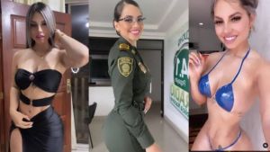 La policía más “mamasita” de Colombia tuvo tremendo encontronazo con una vecina (VIDEO)