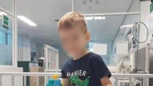 Oliver, un pequeño de apenas dos años de edad llegó a España para ser operado de un tumor cerebral