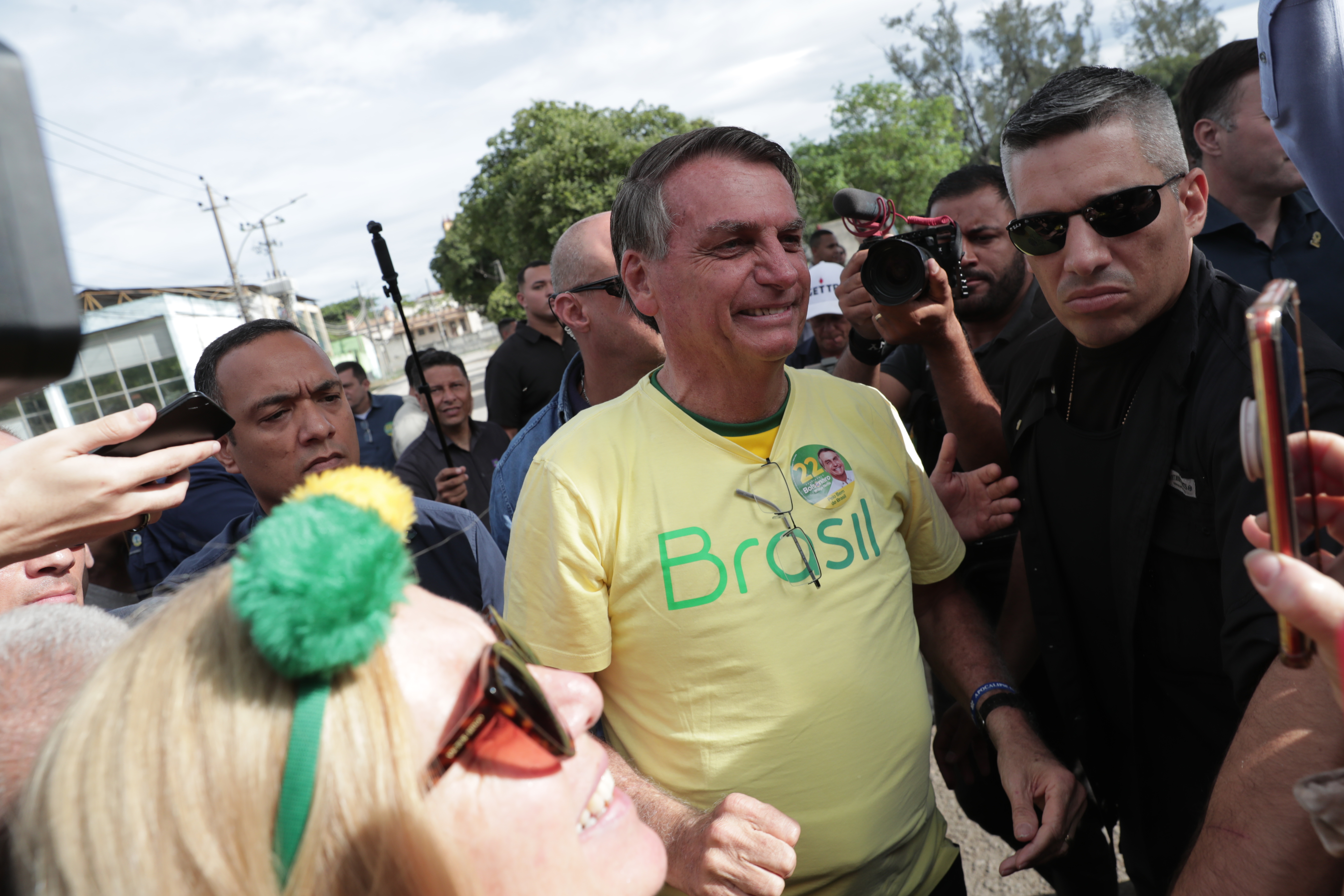 “Hoy saldremos victoriosos”, aseguró Bolsonaro al votar en Brasil este #30Oct