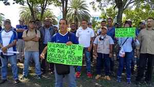 Trabajadores de las empresas de Guayana exigen restitución de contratos colectivos (VIDEO)