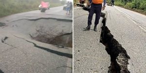 Alertaron sobre hundimiento en las carreteras Machiques-Colón y Casigua-Puente Zulia (Videos)