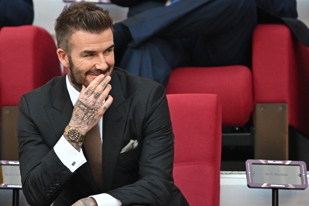 David Beckham aparece en Qatar 2022 en medio de la polémica por su millonario contrato