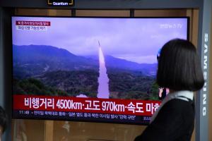 Corea del Norte lanza misil balístico de corto alcance al mar de Japón