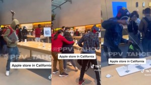 VIDEO: Dos sujetos roban varios iPhones en una tienda Apple de EEUU frente a varios testigos