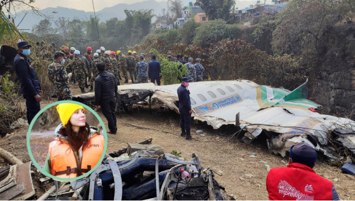 La escalofriante selfie que una influencer se tomó antes del fatal accidente aéreo en Nepal