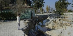 Un pueblo turco quedó cortado en dos por el terremoto
