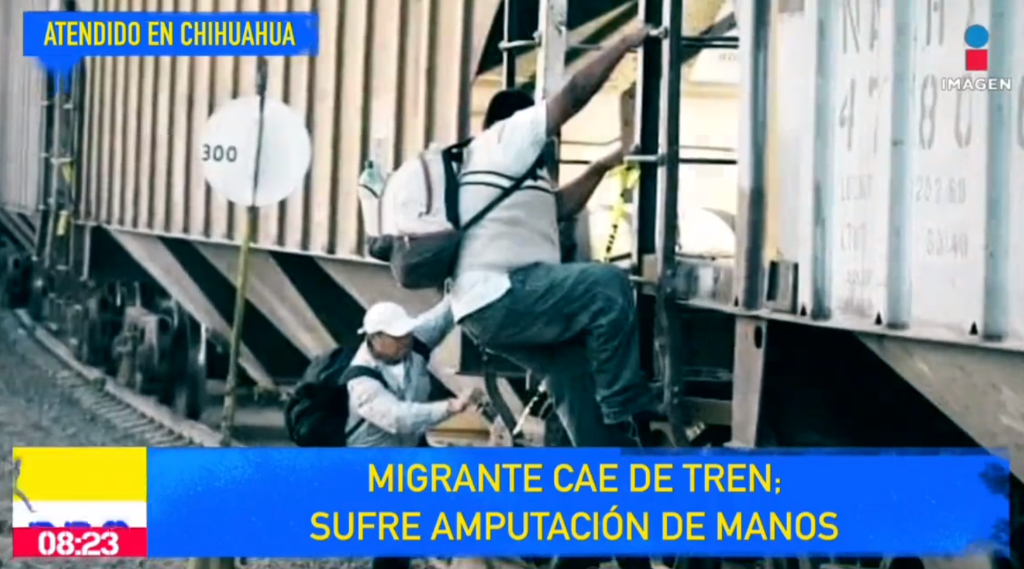 Venezolano perdió las manos al caer de un tren mientras intentaba llegar a EEUU