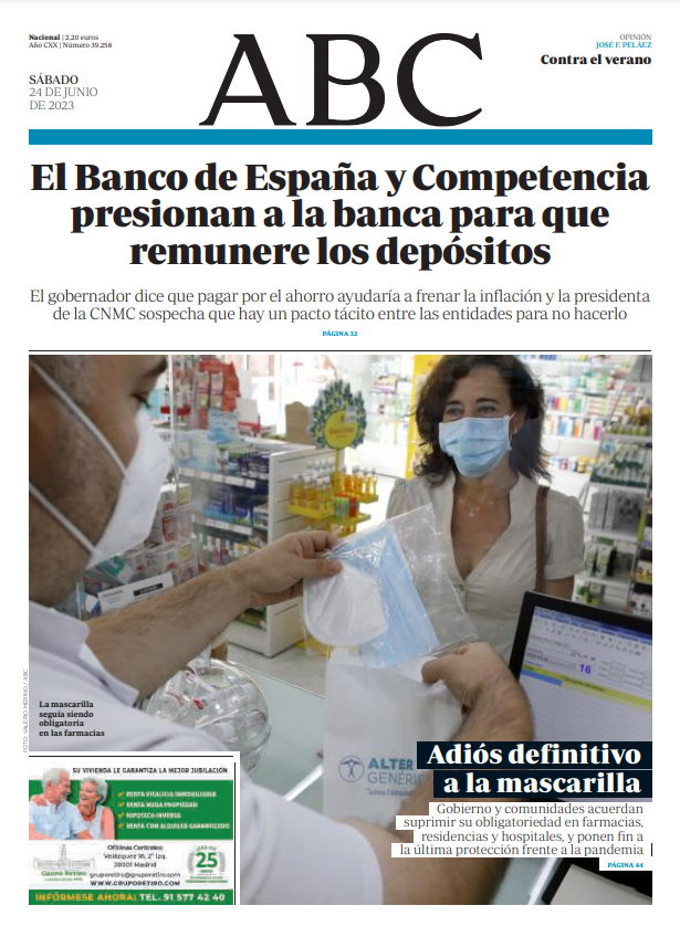 Portadas de la prensa internacional de este sábado 24 de junio de 2023