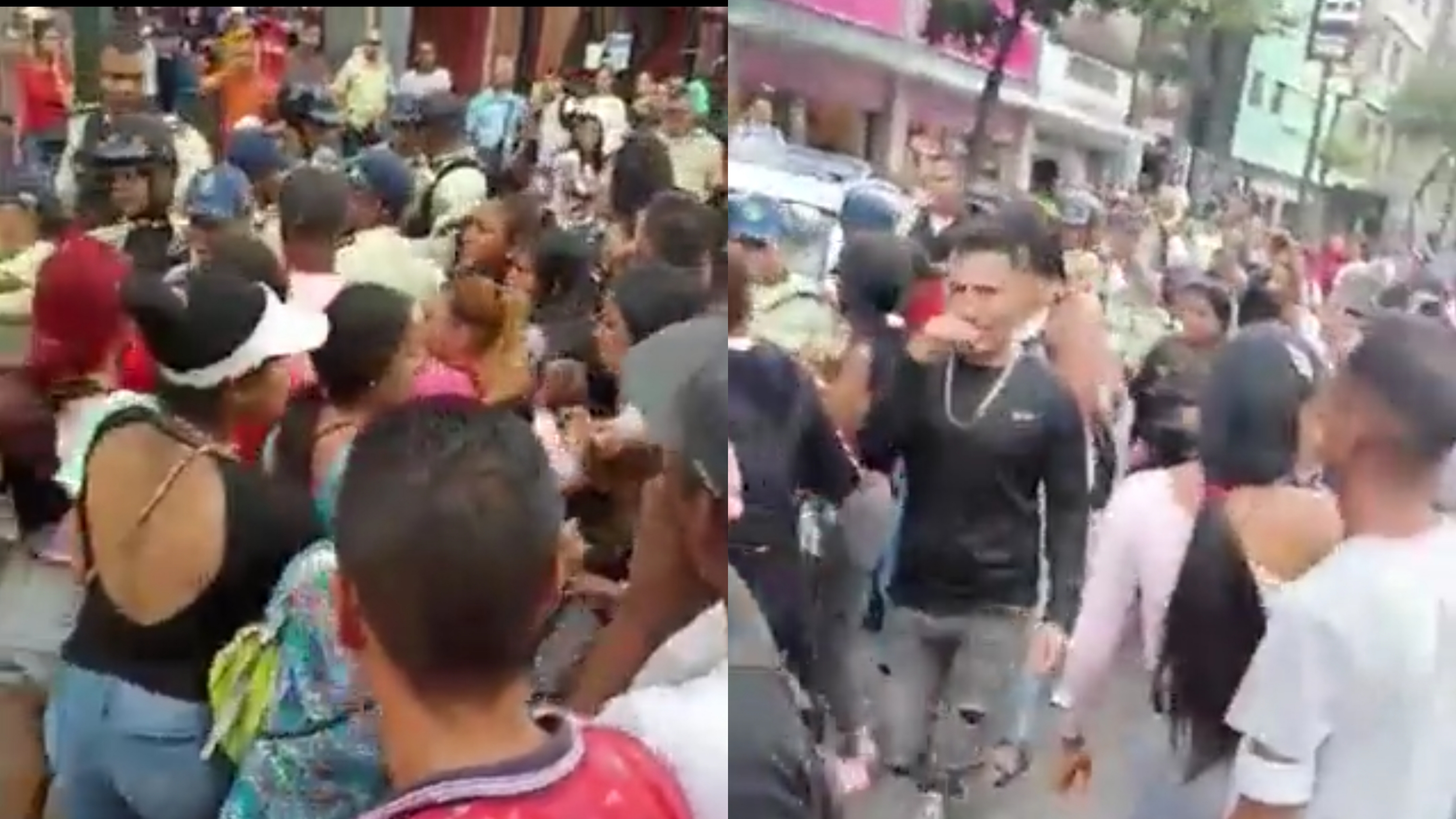 Caos en Sabana Grande: PoliCaracas sacó del bulevar a comerciantes informales este #6Jun (VIDEOS)