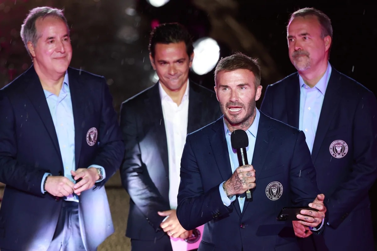 VIDEO: El momento incómodo que vivió Beckham durante la presentación de Messi en Miami