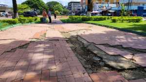 Paseo Libertador en San Fernando de Apure, símbolo de la desidia del chavismo