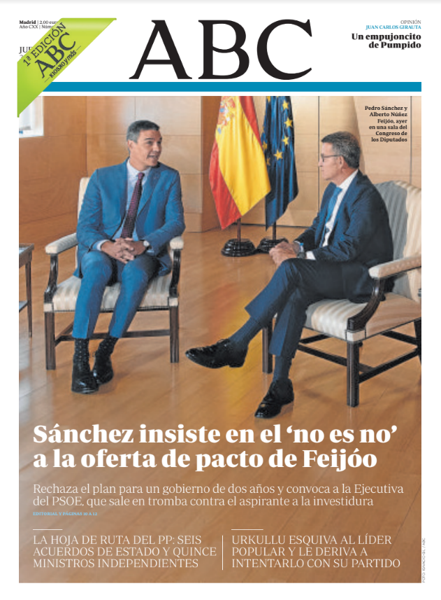 Portadas de la prensa internacional de este jueves 31 de agosto de 2023