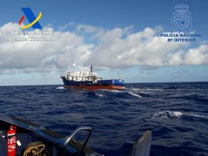 Operación internacional incauta una tonelada de cocaína en un barco de Guyana