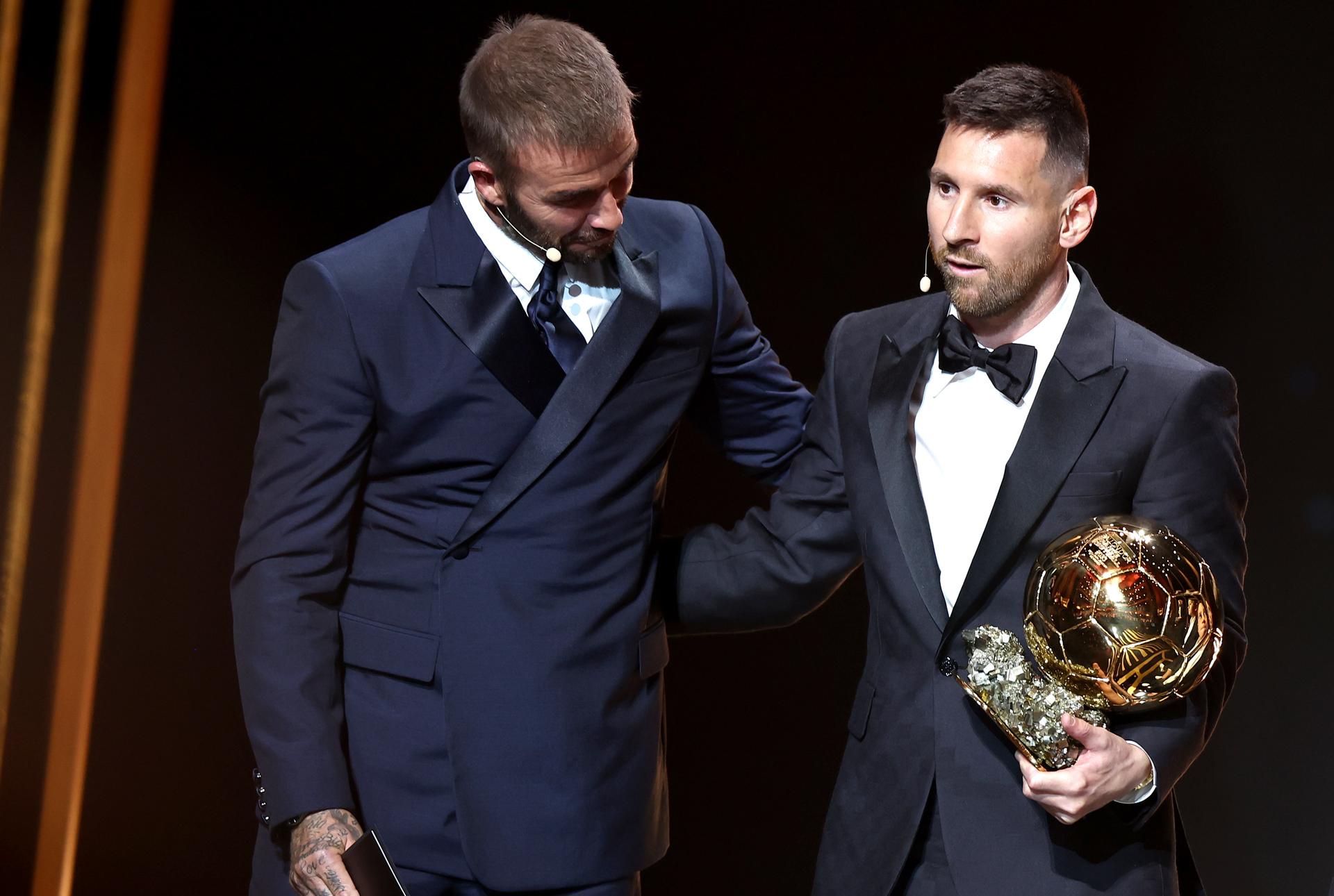 Inter Miami celebra a Messi, primer jugador en activo de la MLS en ganar el Balón de Oro