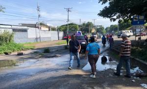 A punto de colapsar tramo de la carretera nacional en San Juan de los Morros