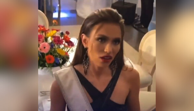 El incómodo momento que pasó Noelia Voigt en el Miss Universo 2023: Diana es Venezuela (Video)