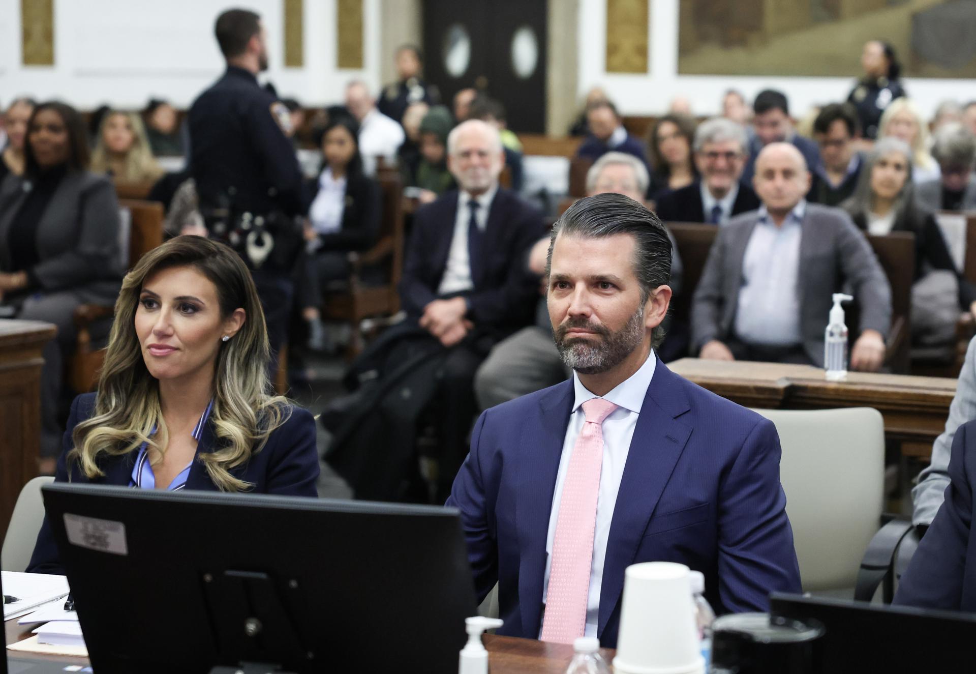 Trump Jr. declaró que no se involucraba en documentos financieros de la empresa familiar