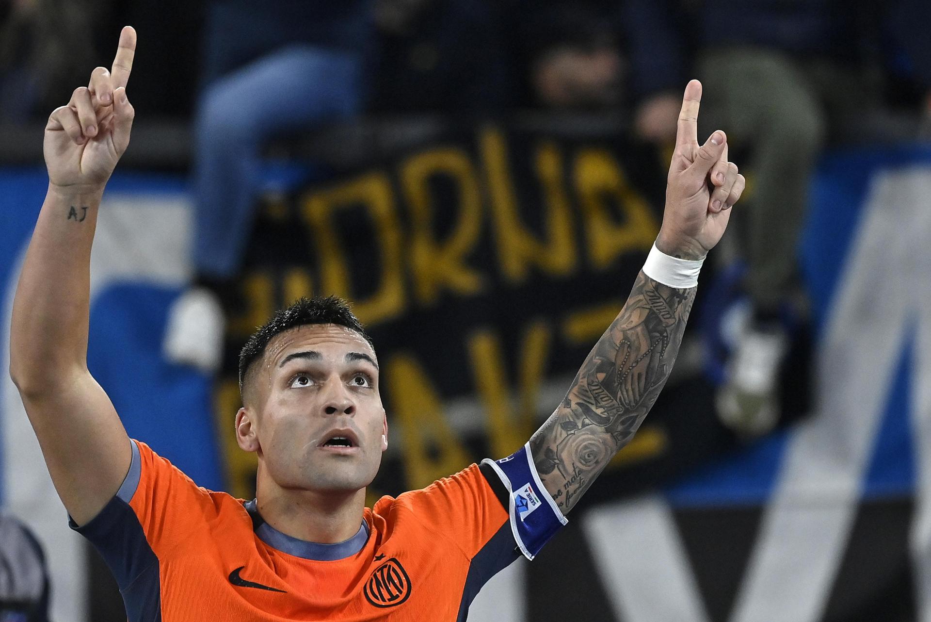 “Fuerza Bahía Blanca”: el mensaje de Lautaro Martínez luego de convertir un gol histórico para el Inter