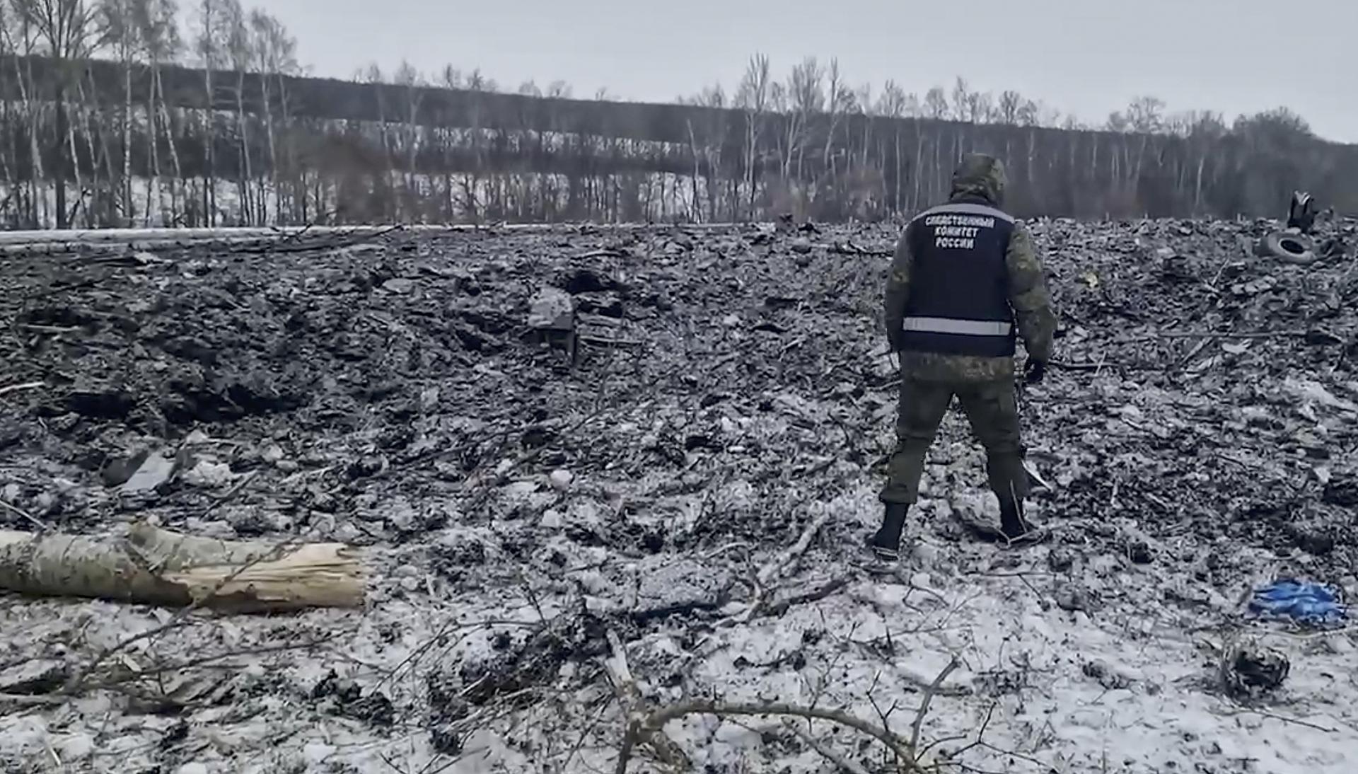 Ucrania admitió que es posible que el avión ruso transportara prisioneros para un canje