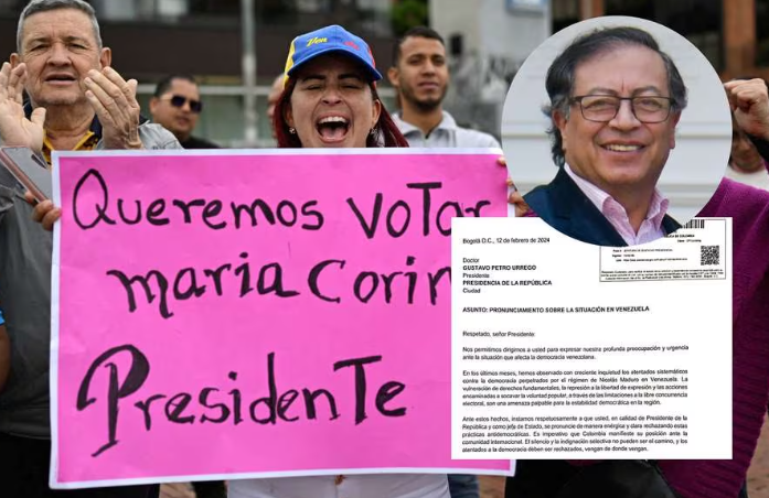 Congresistas piden a Gustavo Petro pronunciarse tras ataques de Nicolás Maduro a María Corina Machado