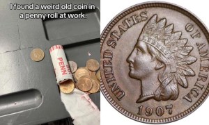 Encontró una moneda vieja en su trabajo en EEUU, pero no sabía que valía millones (VIDEO)
