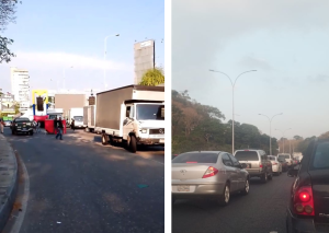 Reportan retraso vehicular en varios puntos de Caracas #30Abr (Imágenes)