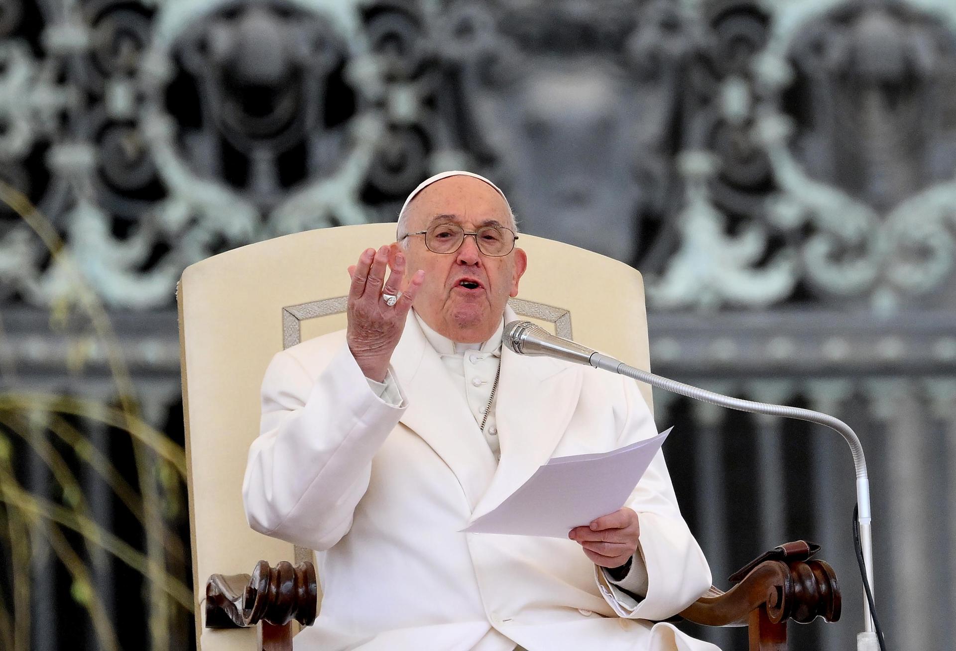 El papa Francisco: El origen de las guerras son abrazos rechazados
