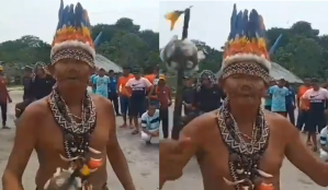 Cacique mayor de Amazonas se las cantó a Maduro y exigió que la Fanb abandone su territorio (Video)