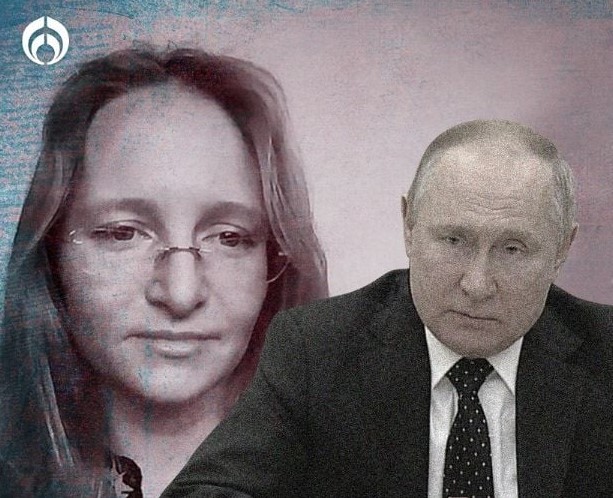 La rara aparición de la hija de Putin en la televisión pública rusa