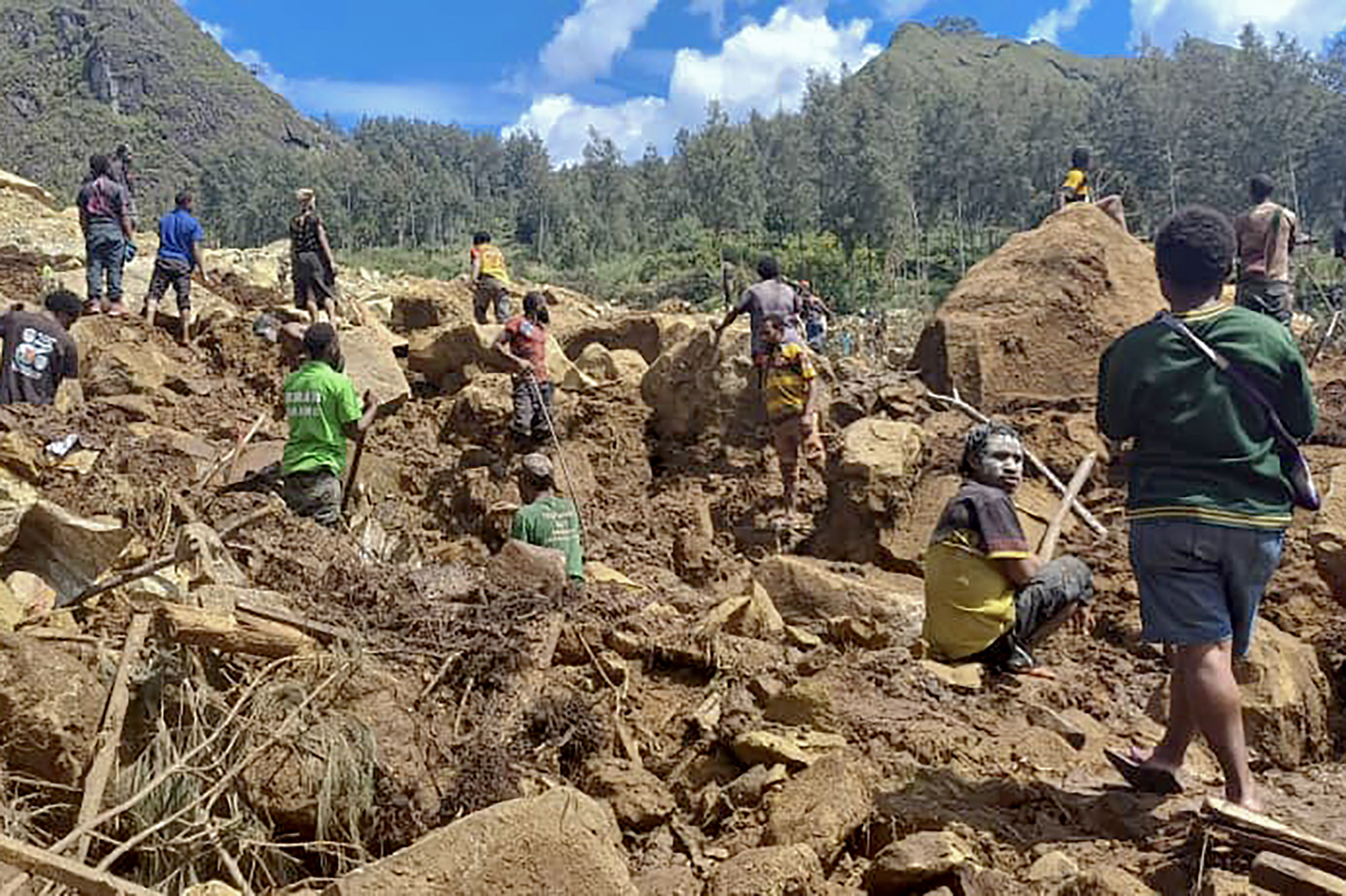 La ONU advierte del riesgo de enfermedades tras deslizamiento de tierra en Papúa Nueva Guinea