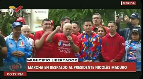 Diosdado Cabello dijo que no permitirán violencia en las calles durante las elecciones presidenciales