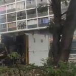 Volcamiento de camión en la Av Andrés Bello de Caracas, 13 de septiembre/ Vía: @ReporteYa